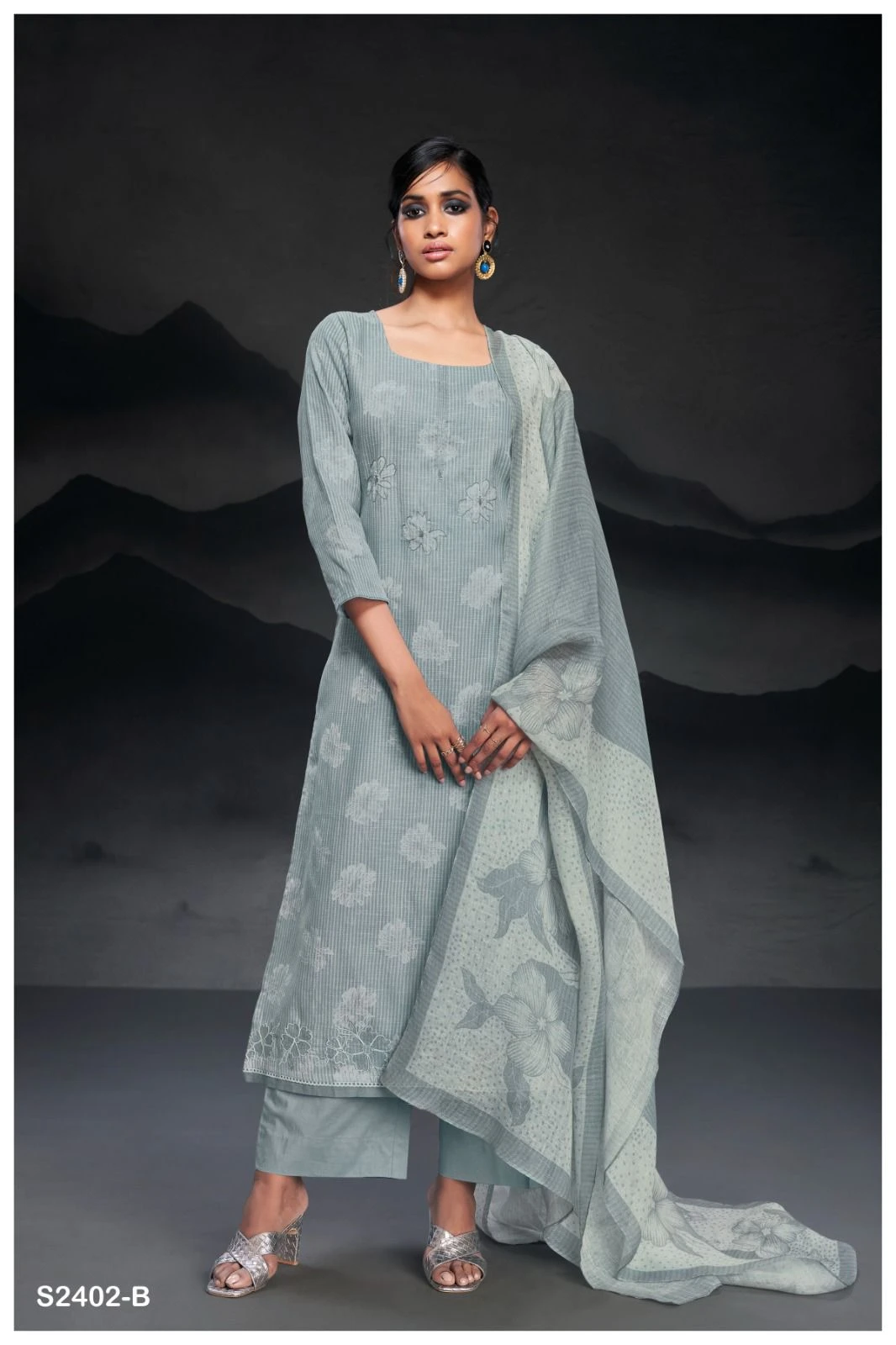 Ganga Kilah 2402 Premium Cotton Linen Printed Wholesale Fancy Salwar Suit Catalog — Wholesale Salwar Suits, Ganga wholesale from Surat - Gallery Image 3